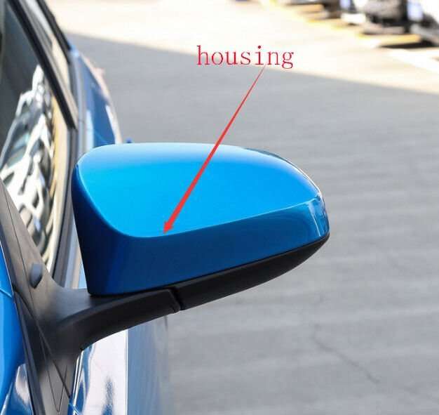 Side View Mirror Housing Baby Blue Left For 14-21 Toyota YARiS L NSP15 Hatchback