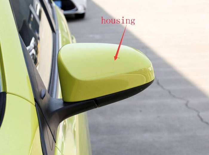 Side View Mirror Housing Yellow Left For 14-21 Toyota YARiS L NSP15 Hatchback