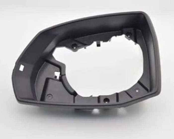 Left Black Front Side Mirror Housing Frame 1PC For 2017-2022 Audi Q5 Q7 SUV