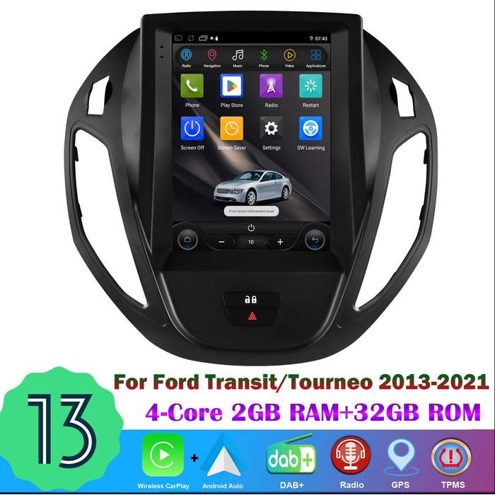 For Ford B-MaX Transit Tourneo 2013-2021 Car Stereo DAB+ Radio Navi Android Auto