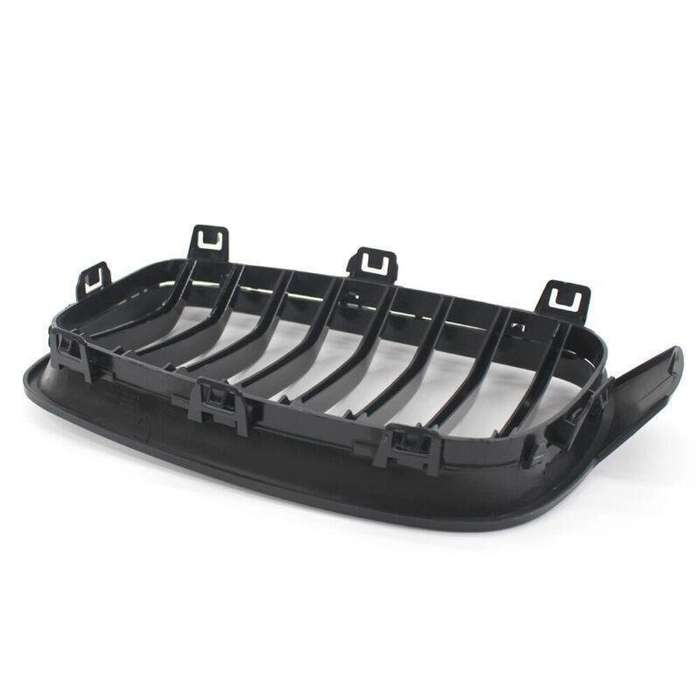 2X/Set Shiny Black 8 Slat Front Grille fit for BMW F30 F31 Sedan Wagon 2012-2017