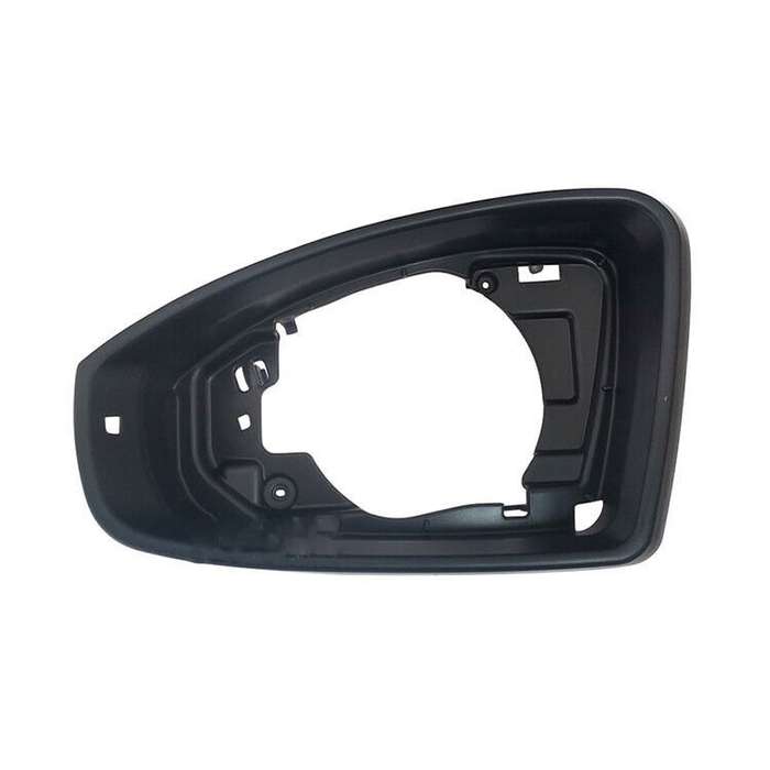 Black Front Left Side Mirror Housing Frame 1PC For 2019-2022 VW Passat Sedan