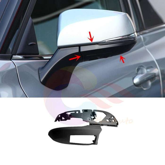 Left Side Rearview Mirror Lower Cover / Hole For Toyota Highlander Kluger 20-22