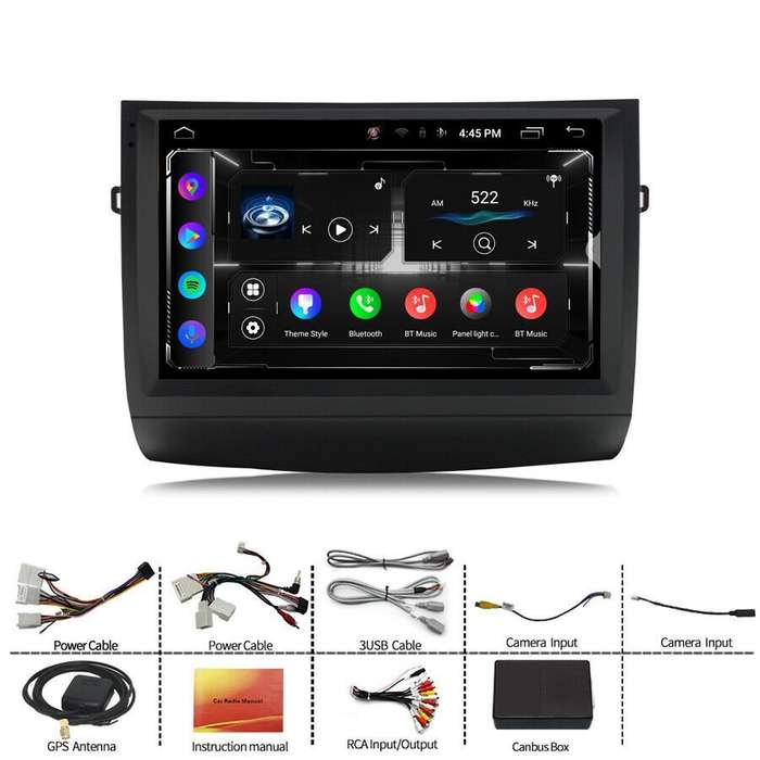 9" DAB+ Car Radio Stereo Head Unit GPS SatNav CarPlay for Toyota Prius 2003-2011