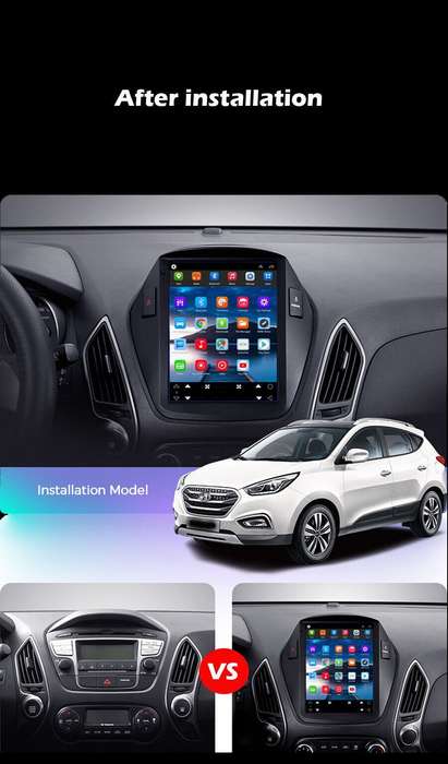 9.7" Car Radio For Hyundai IX35 2009-2015 Android12 Stereo Head Unit GPS Sat Nav