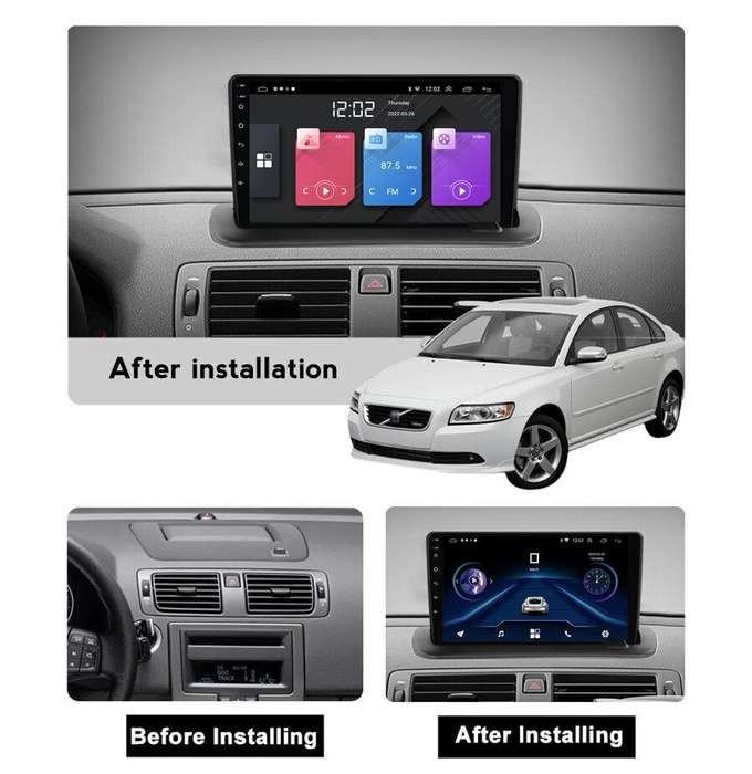 For Volvo S40 C30 C70 Car Stereo Android 11 9"GPS Sat Nav DAB+Radio Head Unit BT