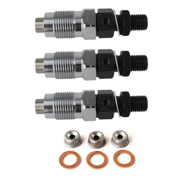 3Pcs Fuel Injector Compatible Kubota L2500 L2600 L2800 L3000 L3300 L3400 L3830