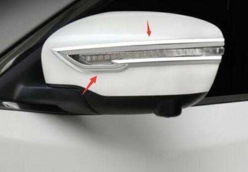 Chrome ABS Rear View Mirror Anti-Scratch Strip Fit For Nissan Rogue Sport 17-22