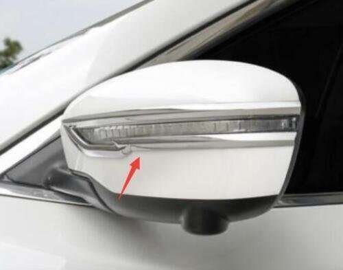 Chrome ABS Rear View Mirror Anti-Scratch Strip Fit For Nissan Rogue Sport 17-22