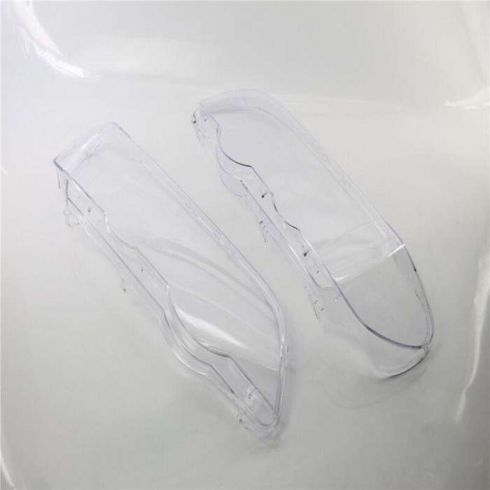 Pair of Headlight Lens Lampshade Headlamp Clear Cover For BMW E53 X5 1999-2003