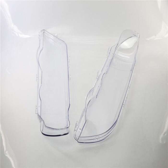 Pair of Headlight Lens Lampshade Headlamp Clear Cover For BMW E53 X5 1999-2003