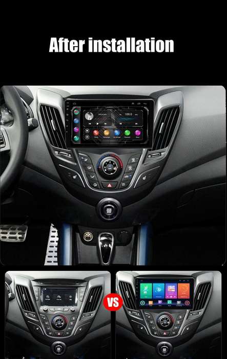 For Hyundai Veloster FS 2011-2017 Car Stereo GPS Navi Android Auto CarPlay Radio
