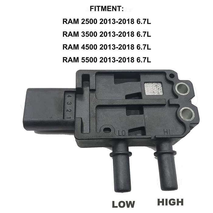 68085750AB Exhaust Gas Differential Pressure Sensor 68085750AA for Cummins 6.7L