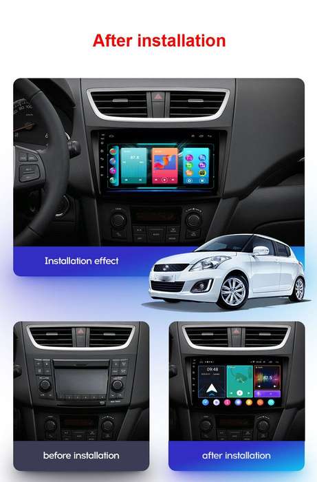 for Suzuki Swift 2011-2016 Car Radio Head Unit Sat Navi GPS DAB Wifi Android 11