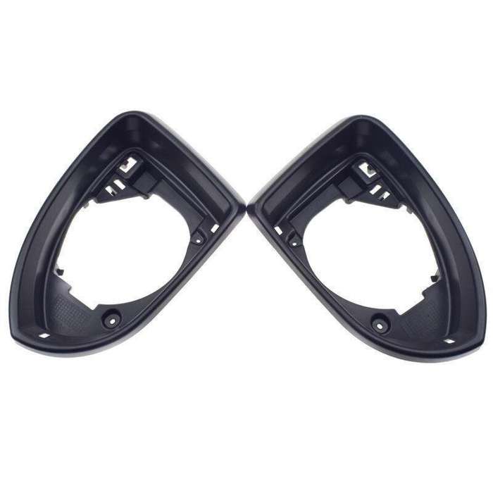 Pair Mirror Glass Holder Trim Frame For VW Golf 7 Golf 7.5 GTI 2013-2020