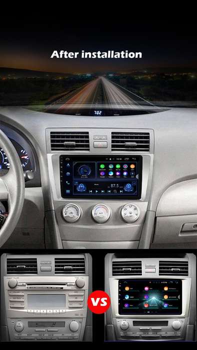 9" Android Auto Car Radio Stereo GPS SatNav for Toyota Camry 2006-2011 Head Unit