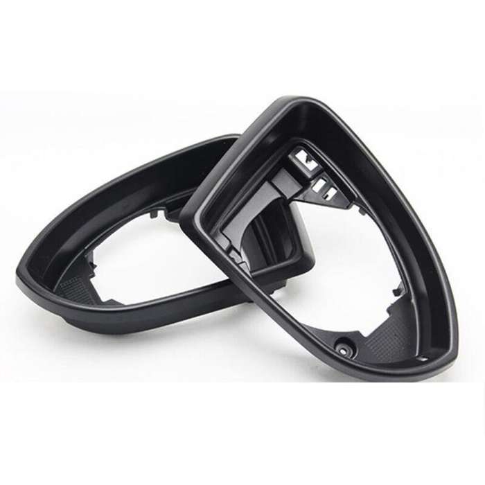 Pair Mirror Glass Holder Trim Frame For VW Golf 7 Golf 7.5 GTI 2013-2020