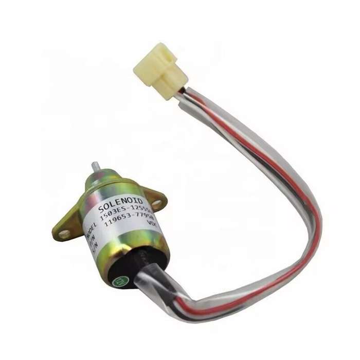 Fuel Shut Off Solenoid Valve Compatible Yanmar 3TNE84 3TNE88 4TNE84 Engine
