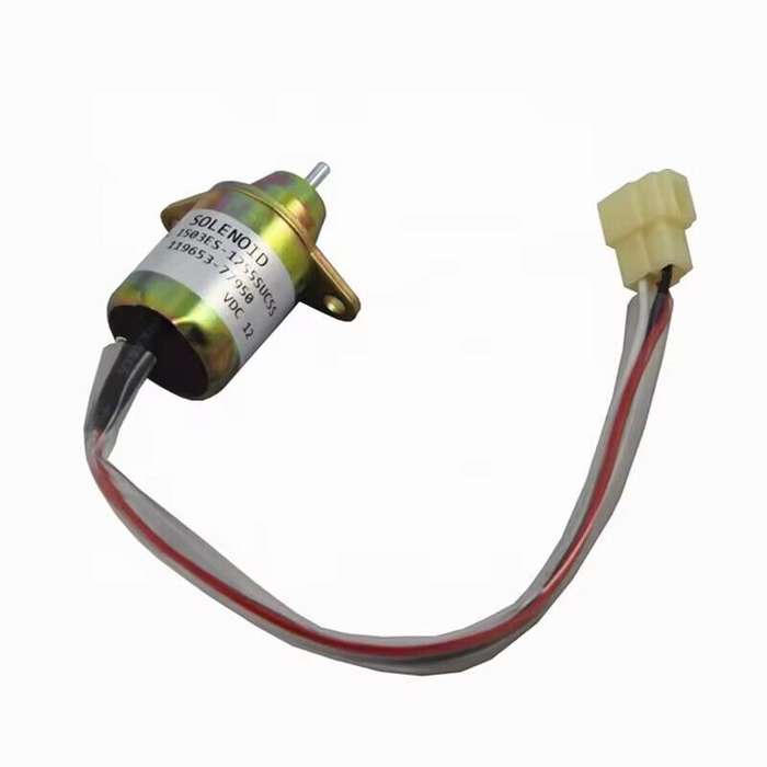 Fuel Shut Off Solenoid Valve Compatible Yanmar 3TNE84 3TNE88 4TNE84 Engine