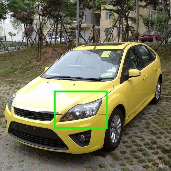 For Ford Focus 2009-2011 Transparent Car Front Headlight Cover Lens Left Shell