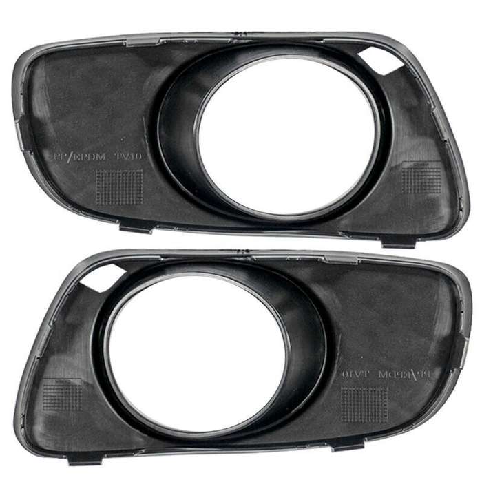 Pair Fog Lamp Bezel LH RH Fog Light Grille Cover Fit For 08-12 SMART FORTWO 451