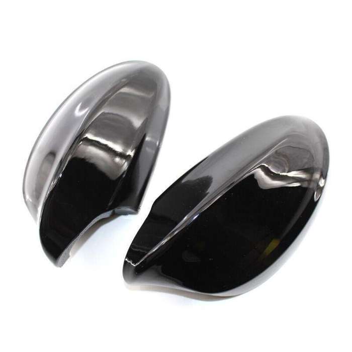 Pair of Car Rearview Mirror Cover Gloss Black Fit For BMW E90 3 Series 06-08