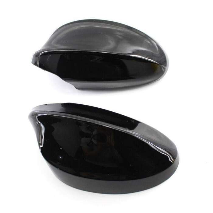 Pair of Car Rearview Mirror Cover Gloss Black Fit For BMW E90 3 Series 06-08