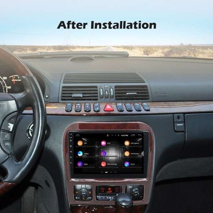 Android 12 CarPlay Car Stereo DAB+ GPS Radio For Mercedes S-Class W220 S500 S280