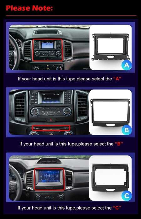 9" Autoradio DAB+For Ford Ranger 2015-2020 Android 13 GPS Navi Bluetooth CarPlay