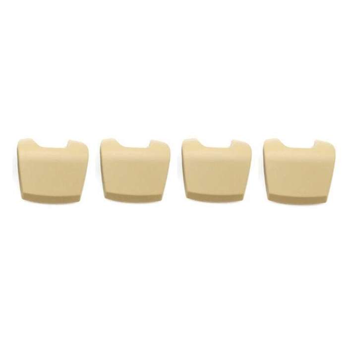 4x Car Rear Seat Rail Front Cover Trims For BMW X5 E70 07-13 X5 F15 14-18 Beige