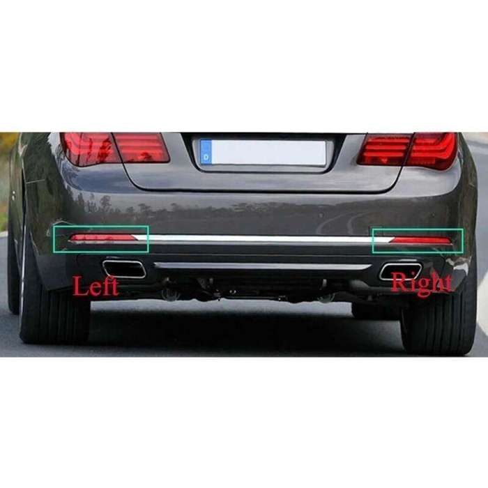 For BMW 7 Series F01 F02 13-15 LCI 1 Pair Rear Bumper Reflector Light Brake Lamp