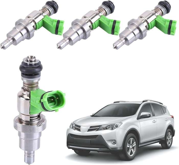 4X Fuel Injector 23250-28070 Compatible TOYOTA 1AZ-FSE D4 AVENSIS RAV-4 NOAH 2.0
