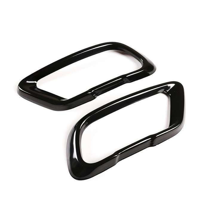 For BMW X5 X5 X6 G05 G06 G07 2019-23 Steel Black Exhaust Pipe Tip Cover Trim 2x