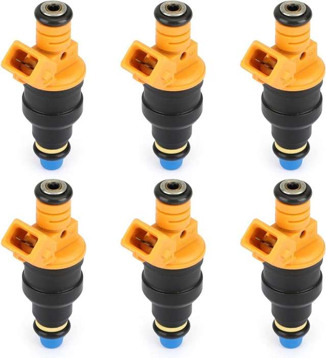 6Pcs 0280150714 Fuel Injector Compatible with BMW 535 635CSI 735 L6 L7