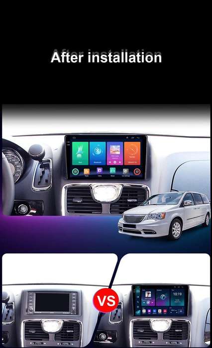 For Chrysler Grand Voyager 5 2011-2015 DAB+ CarPlay Android 13 Autoradio GPS Nav