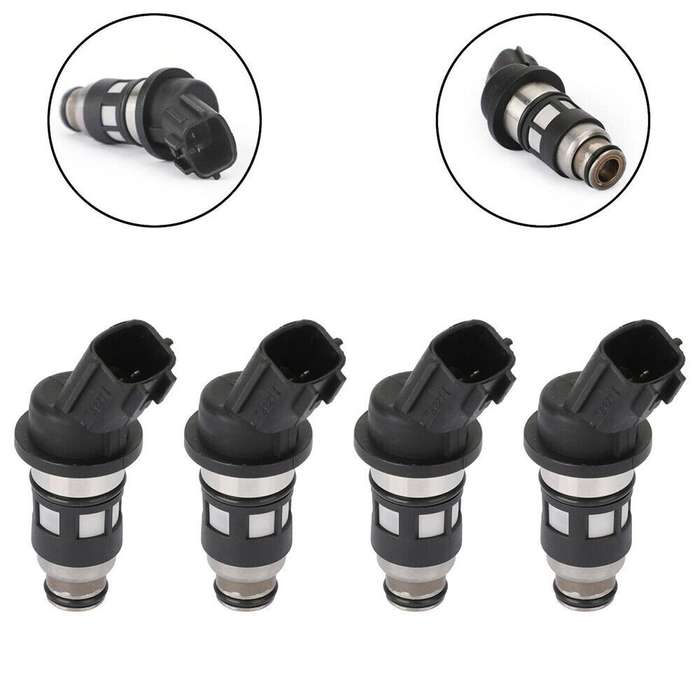 4Pcs Fuel injector 16600-73C90 For Nissan Primera p10 1.4L 1.6L JS50-1 YU
