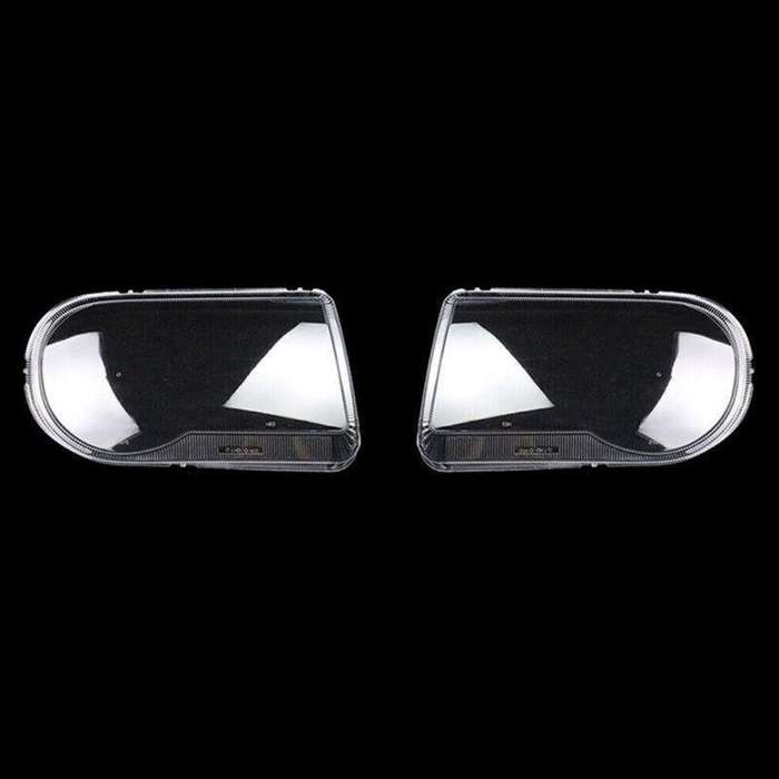 For Chrysler 300C 2005-2010 Pair Halogen Headlight Lens Cover Transparent