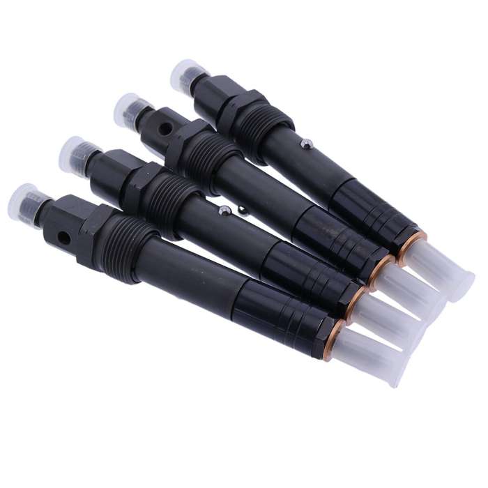 4Pcs Fuel Injector 185-5754 Compatible Caterpillar 3054 3054B Engine 416D 424D