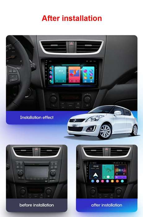 9" 2+32GB Android 11 GPS Sat Navi for Suzuki Swift 2011-2016 DAB Radio Head Unit