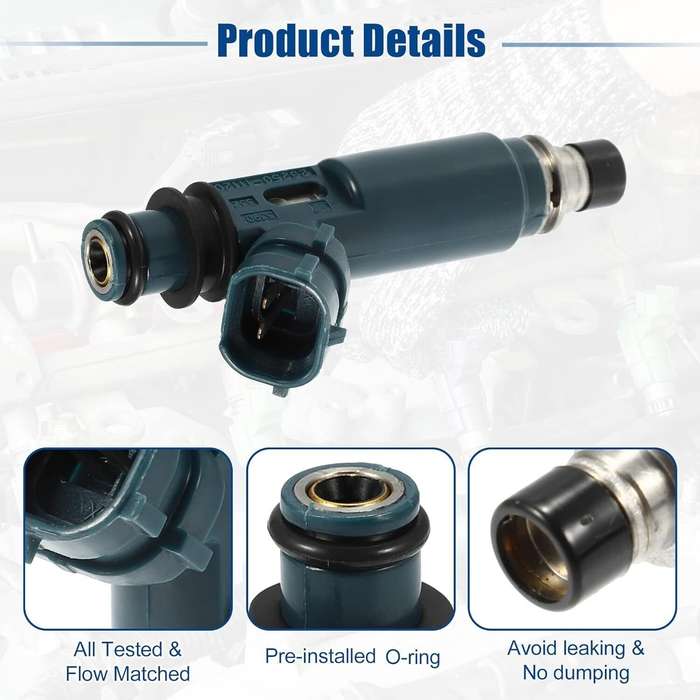 4X 23209-11120 New Fuel Injector Nozzle Compatible TOYOTA COROLLA 4EFE 1994-1999