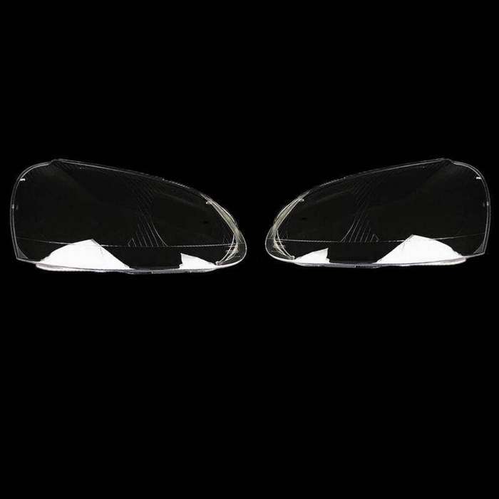 Pair Headlight Lens Cover Fit For VW Golf 5 MK5 2005-2009