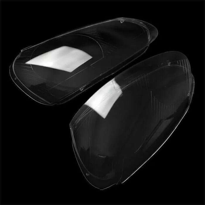 Pair Headlight Lens Cover Fit For VW Golf 5 MK5 2005-2009