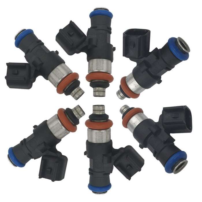 6X Fuel Injector Compatible Ford Explorer Edge F-150 Mustang Lincoln MKS MKZ