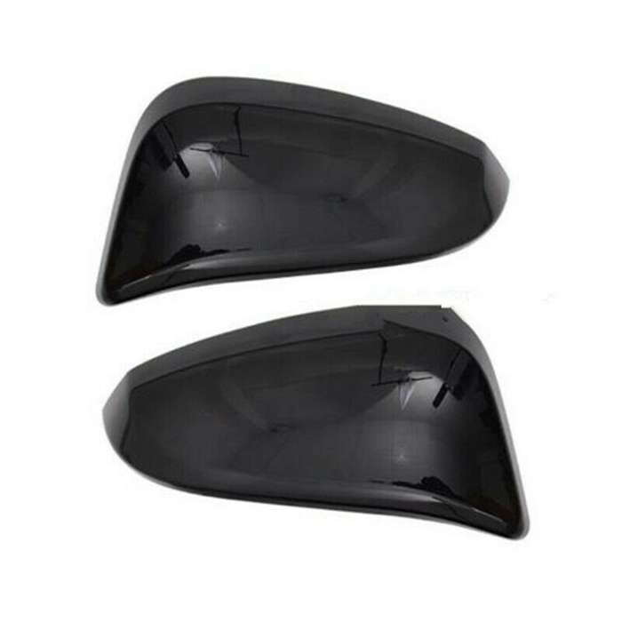 Bright Black Side Door Rearview Mirror Cover cap trim For Toyota Venza 2021-2023