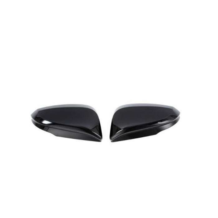 Bright Black Side Door Rearview Mirror Cover cap trim For Toyota Venza 2021-2023