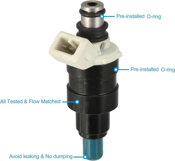 4pcs Fuel Injectors 23250-45011 Compatible with 1983-1984 Toyota Camry Truck