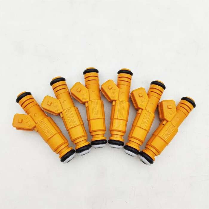 New 6Pcs Fuel Injectors 0280155710 Compatible with 1987-1998 JEEP 4.0L EV1