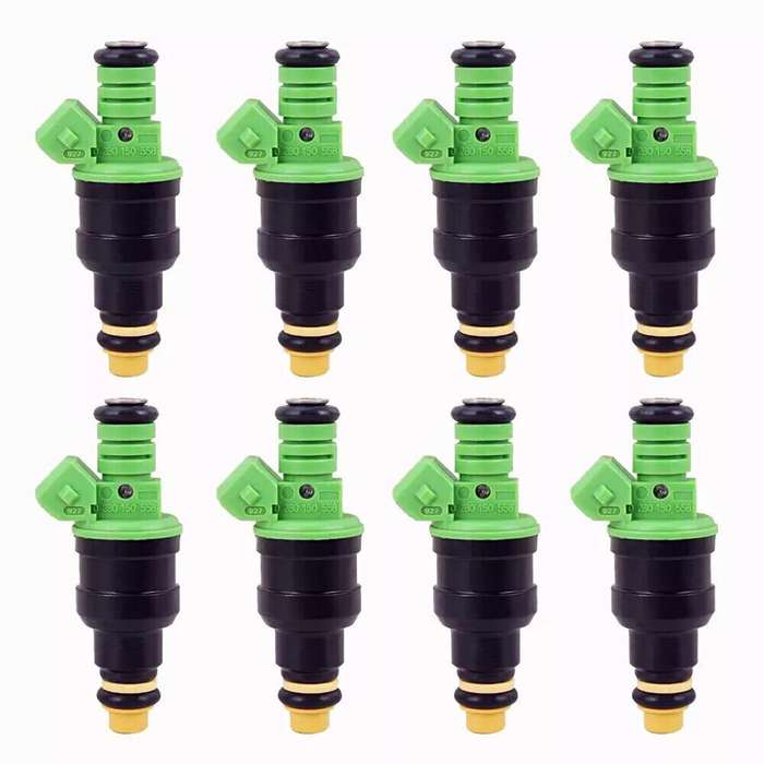 8pcs 440CC 42LB EV1 UPGRADE FUEL INJECTORS Compatible with VW AUDI BMW FIAT FORD