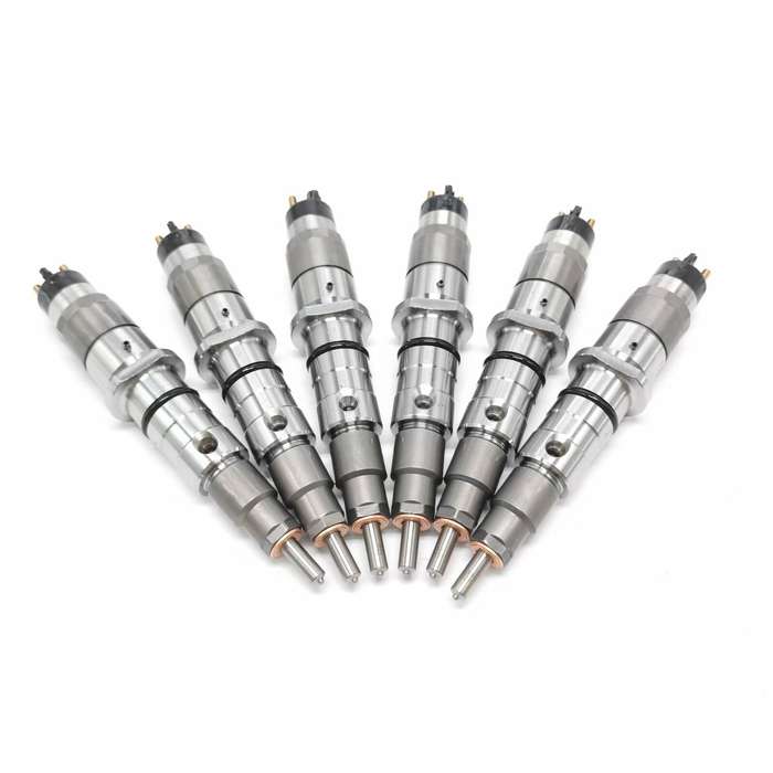 6X Fuel Injector 0445120272 Compatible with Cummins ISC 8.3L New Holland Engine