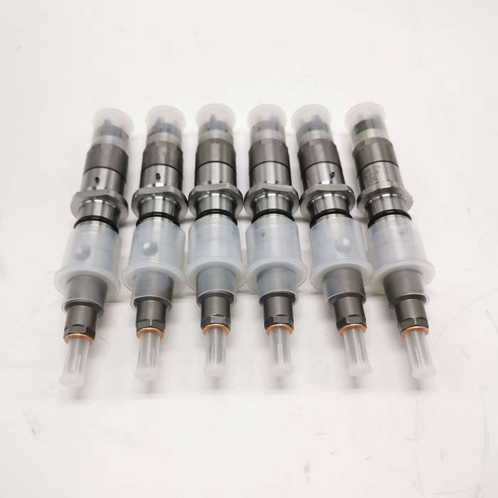 6X Fuel Injector 0445120272 Compatible with Cummins ISC 8.3L New Holland Engine